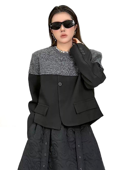 グラデーションテクスチャトップス＆キルティングロングスカートシリーズ