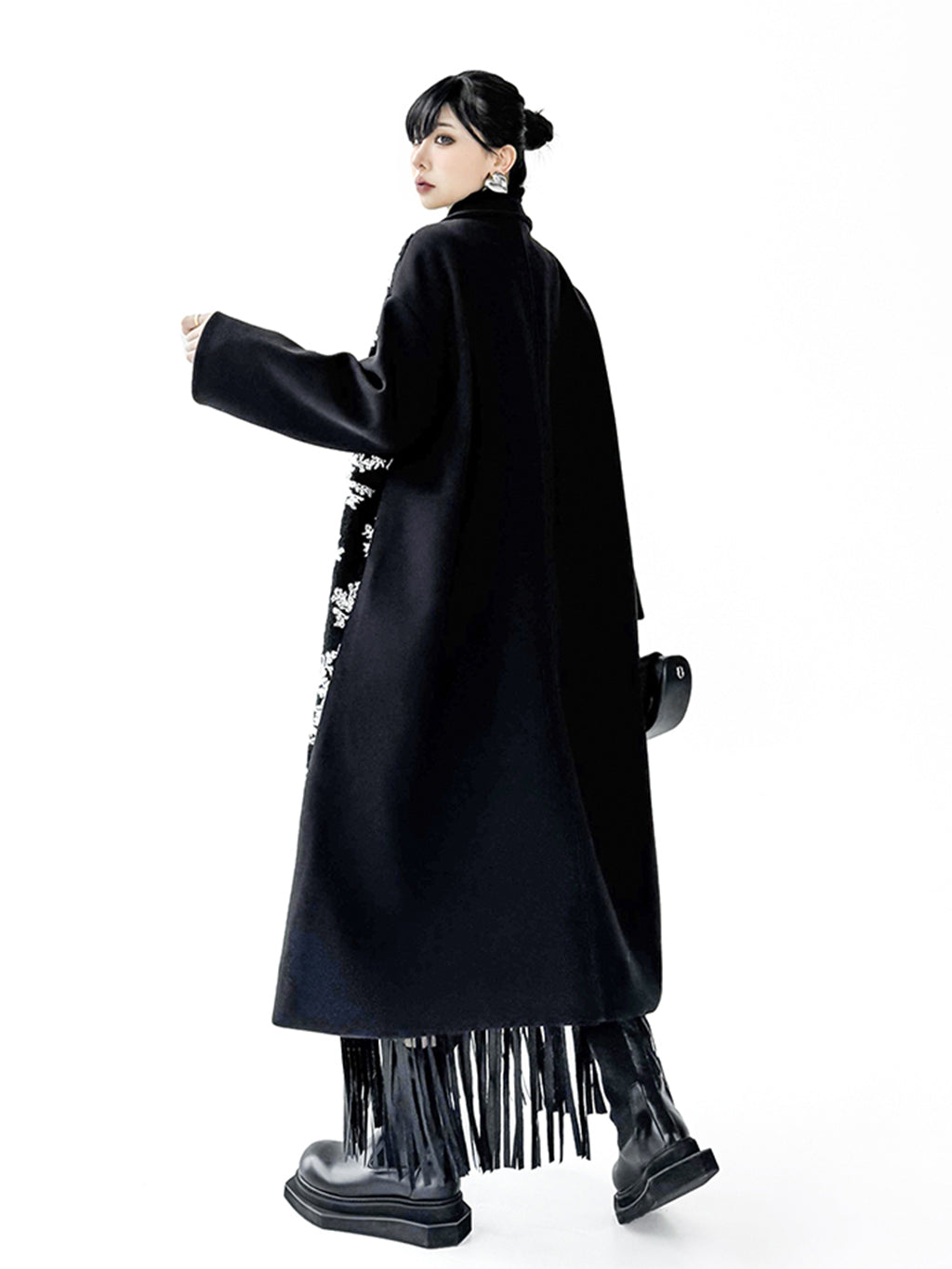 フローラルコントラストコート