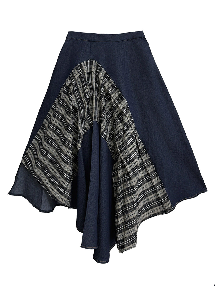 Mesh stitch top and skirt