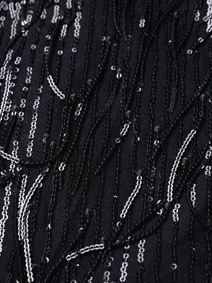 グリッターフリンジラップベスト