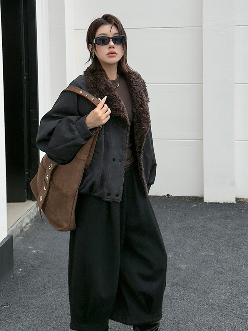 ボアカラージャケット