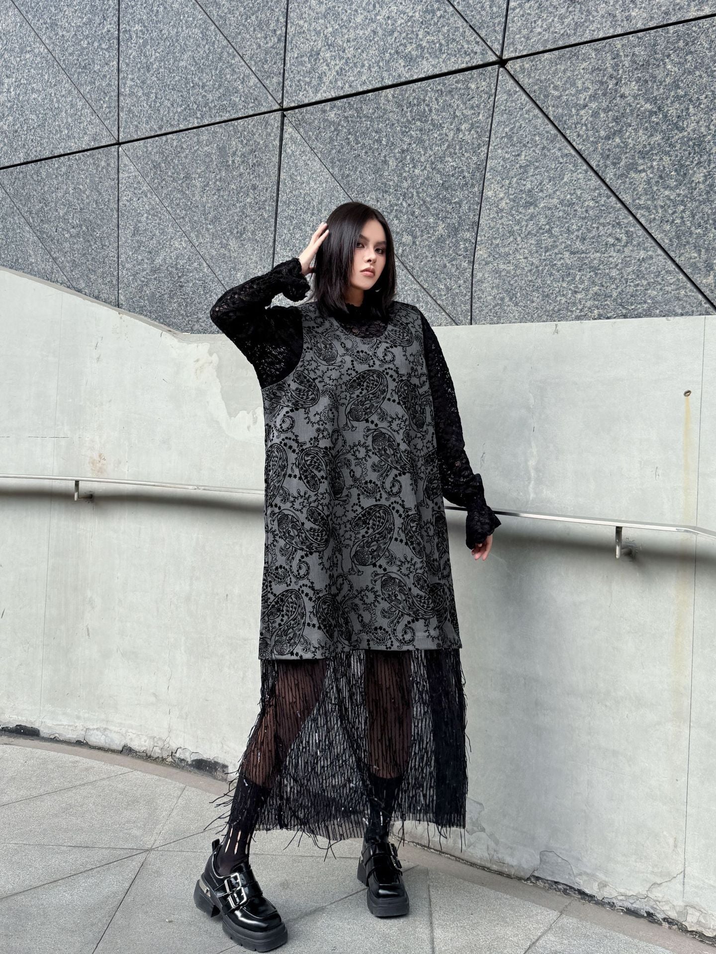 エンブロイダリーフリンジドレスシリーズ