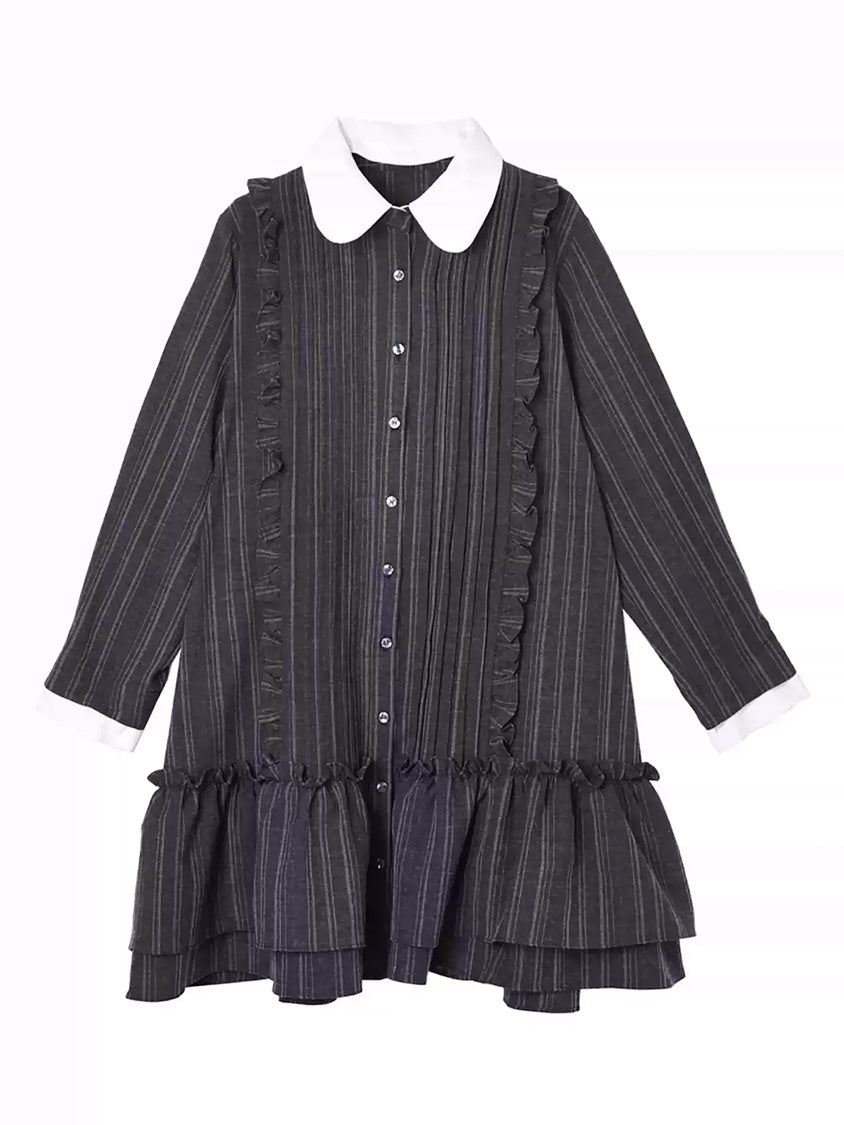 Mesh stitch top and skirt