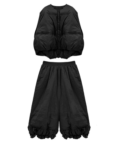 パデッドショートジャケット＆ボリュームパンツシリーズ