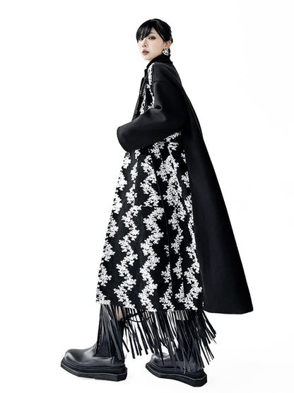 フローラルコントラストコート