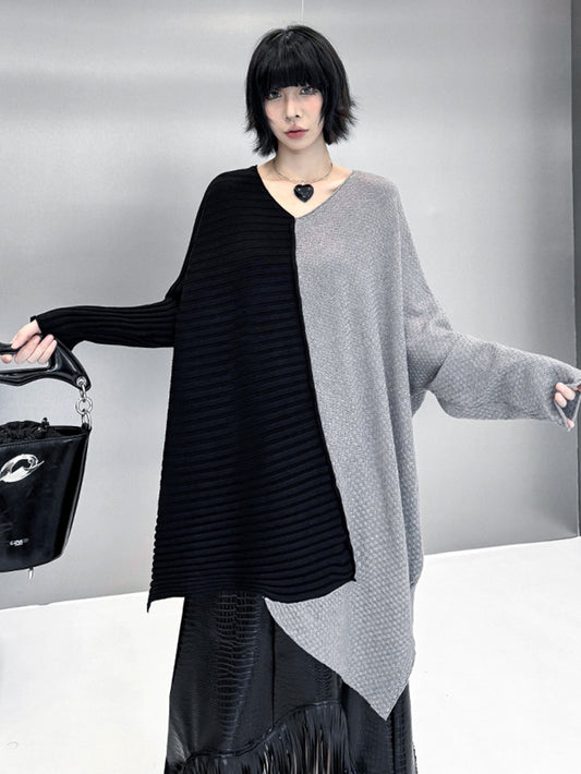 ツートンオーバーラップトップ