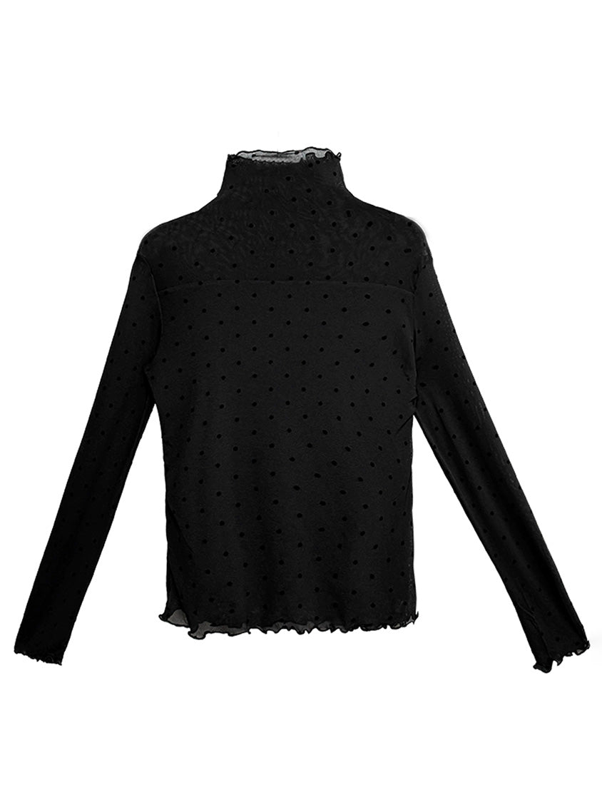 Mesh stitch top and skirt