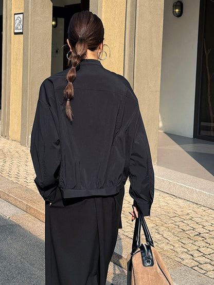 ギャザーヘムボリュームブラウス