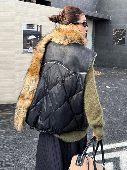 キルトボリュームベストジャケット