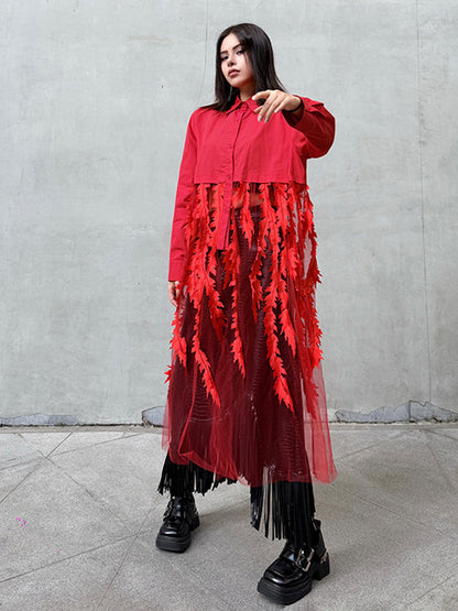 リーフテクスチャードレス