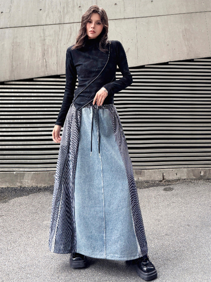 グラヴィティパネルロングスカート