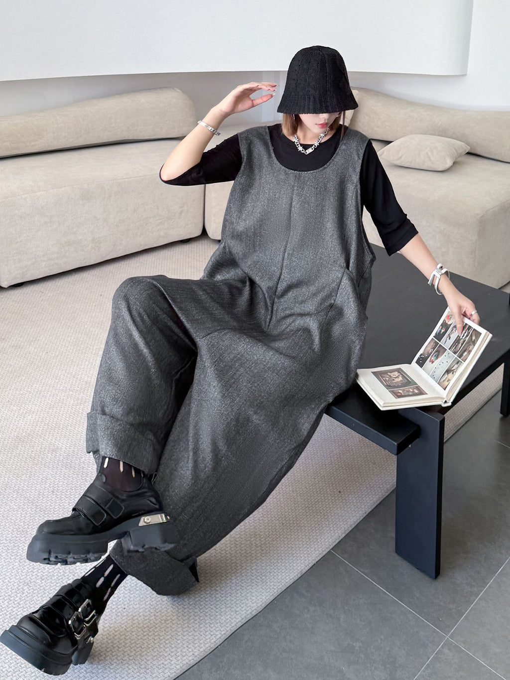 Structured Pocket Jumpsuit 