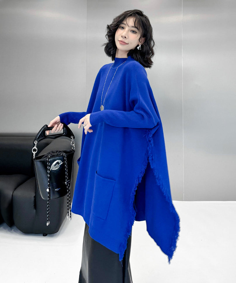 Scarf tie blouse and denim pants series 