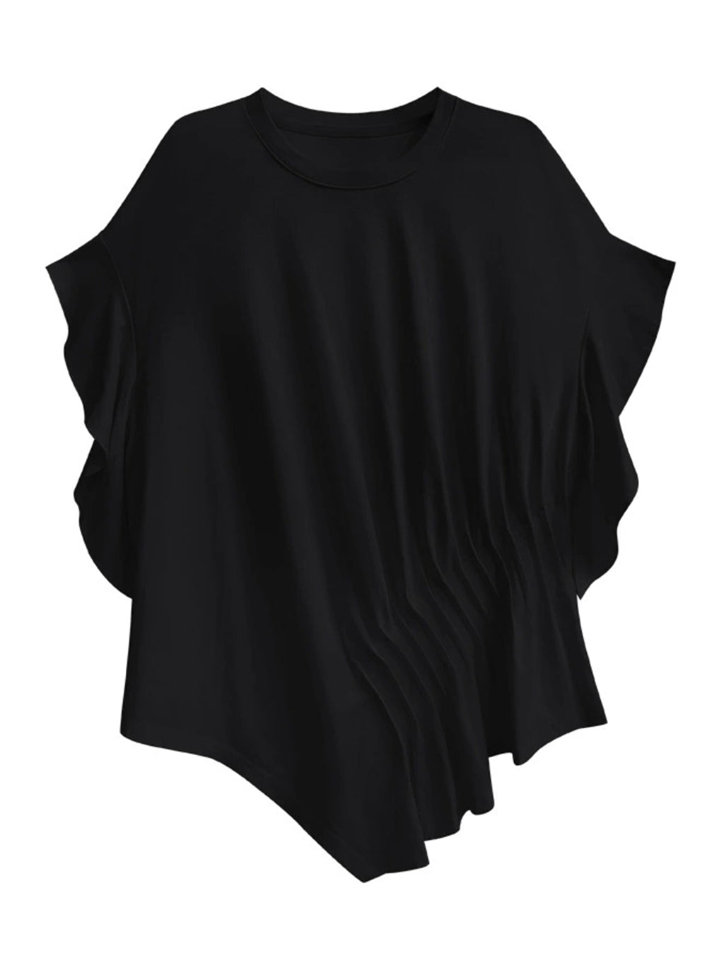 Shirred Art Drape Top 