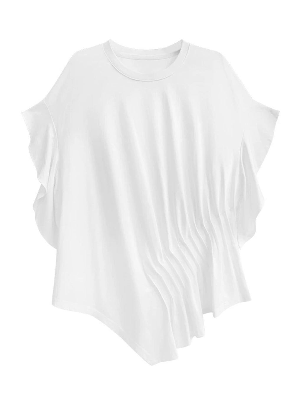 Shirred Art Drape Top 