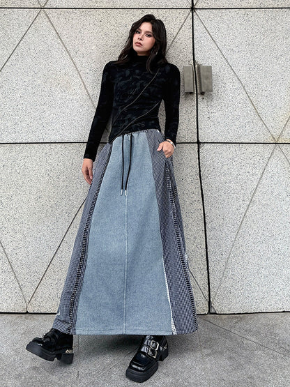 グラヴィティパネルロングスカート