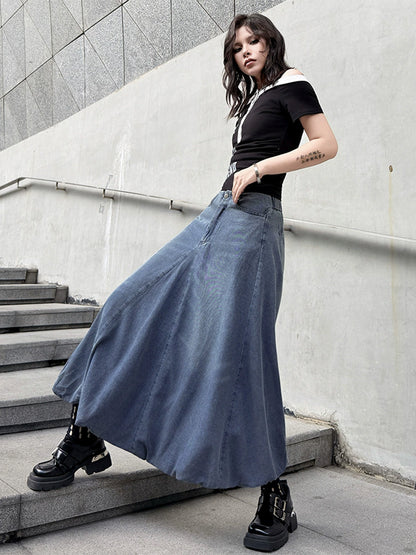 Mesh stitch top and skirt