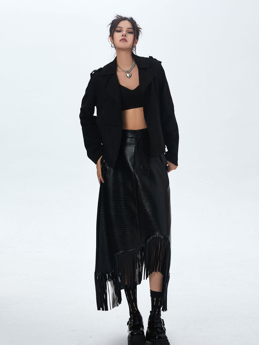 buttonless jacket 