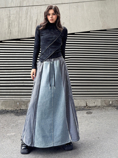 グラヴィティパネルロングスカート