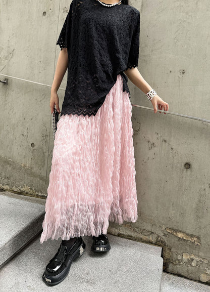 Scarf tie blouse and denim pants series 