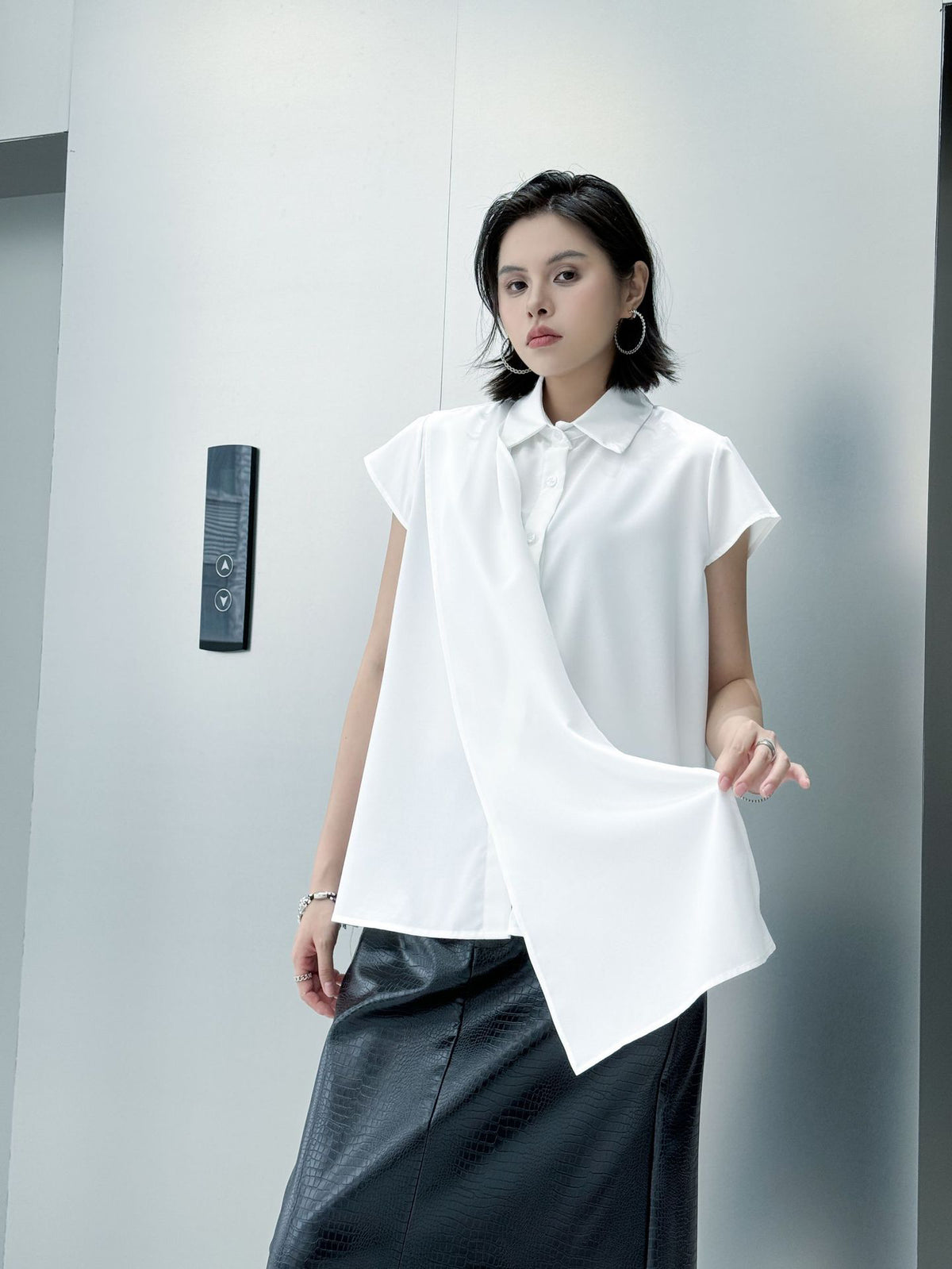drape sleeve shirt