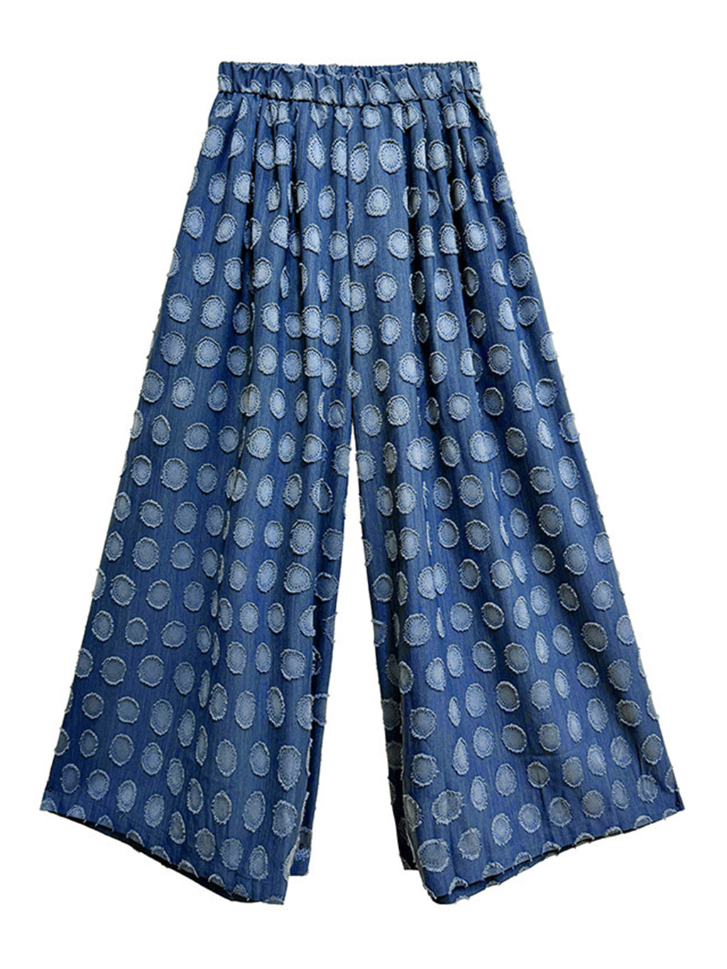 Dot wide pants 