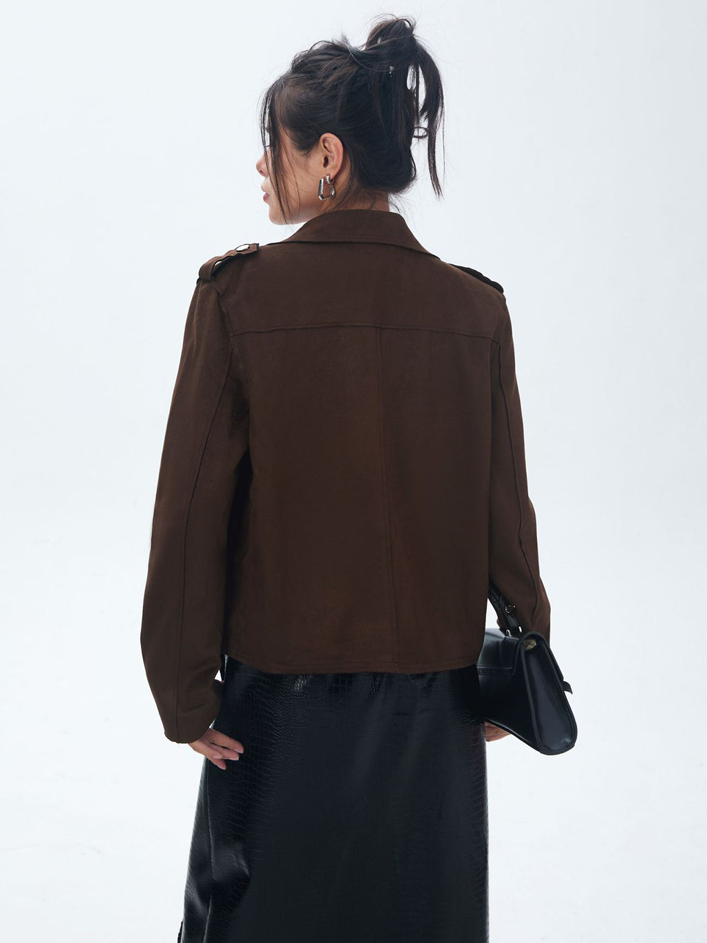 buttonless jacket 