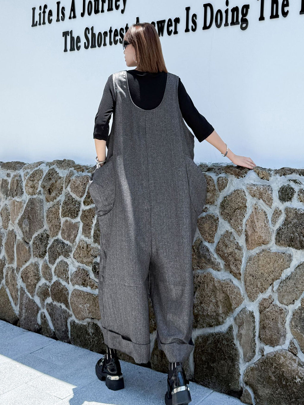 Structured Pocket Jumpsuit 
