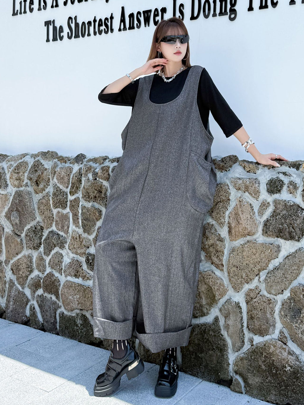 Structured Pocket Jumpsuit 