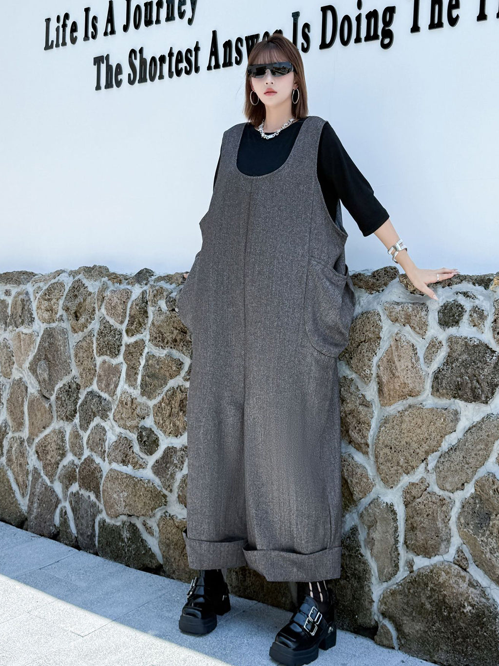 Structured Pocket Jumpsuit 