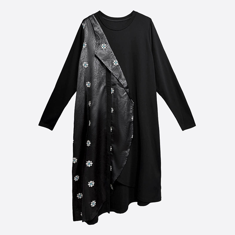クロスドレープドレス