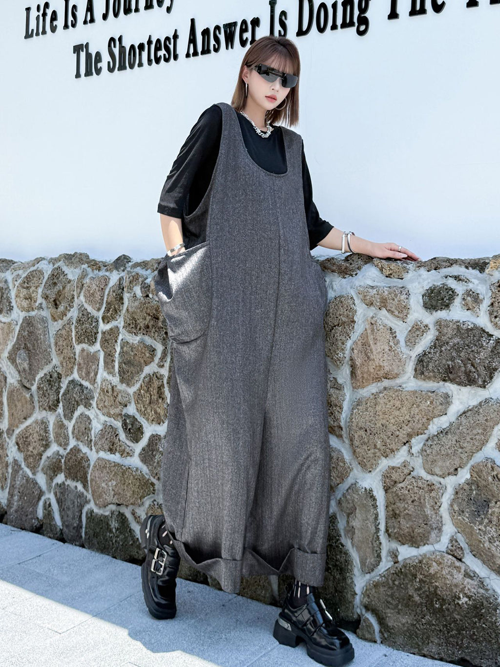 Structured Pocket Jumpsuit 