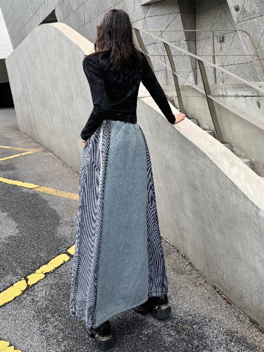 グラヴィティパネルロングスカート