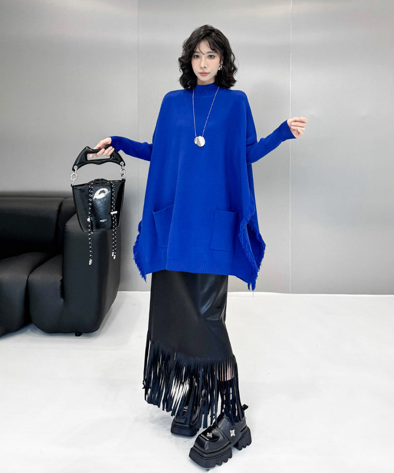 Scarf tie blouse and denim pants series 