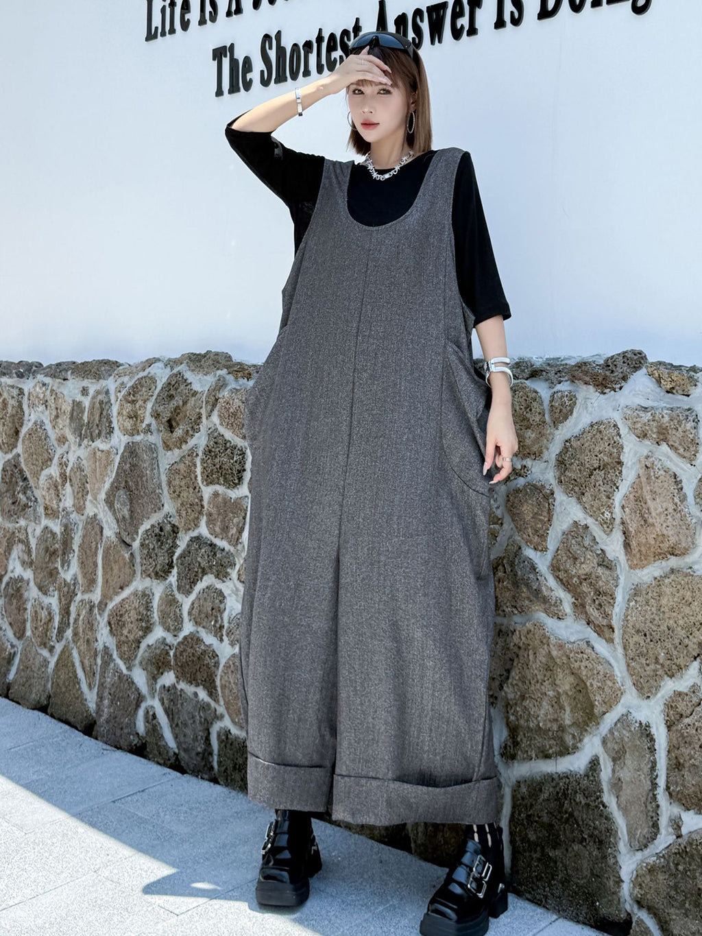 Structured Pocket Jumpsuit 