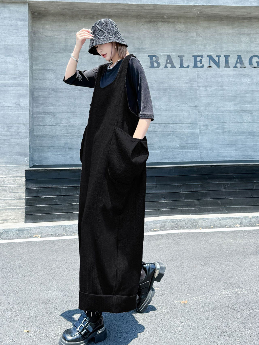 Structured Pocket Jumpsuit 