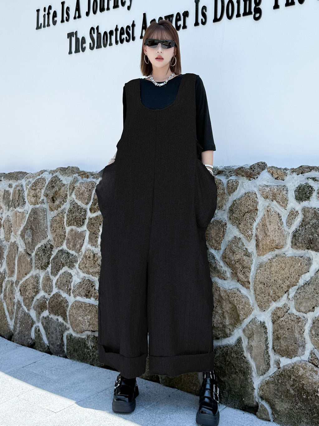 Structured Pocket Jumpsuit 