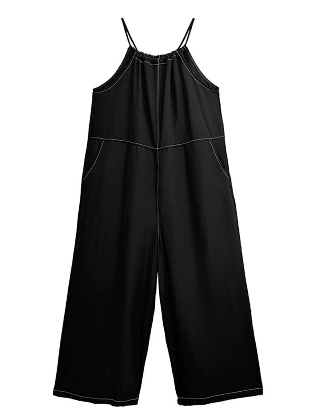String Wide Overalls 