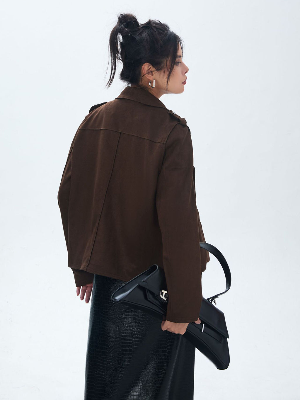 buttonless jacket 
