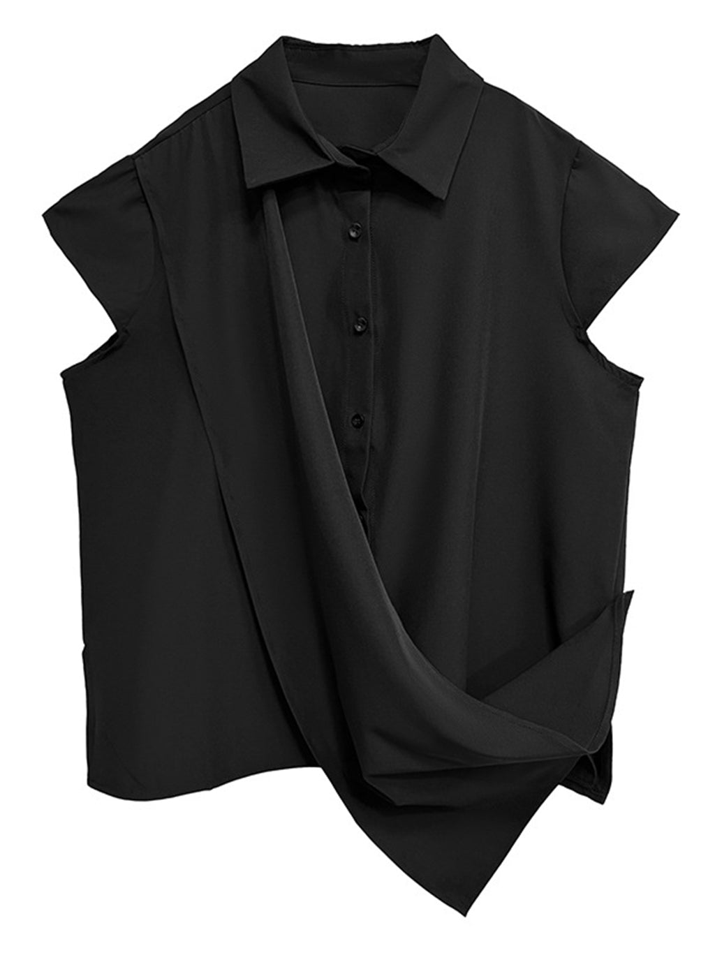 drape sleeve shirt
