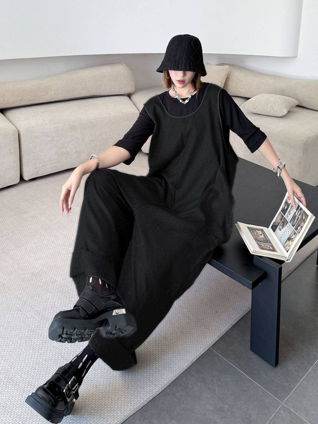 Structured Pocket Jumpsuit 