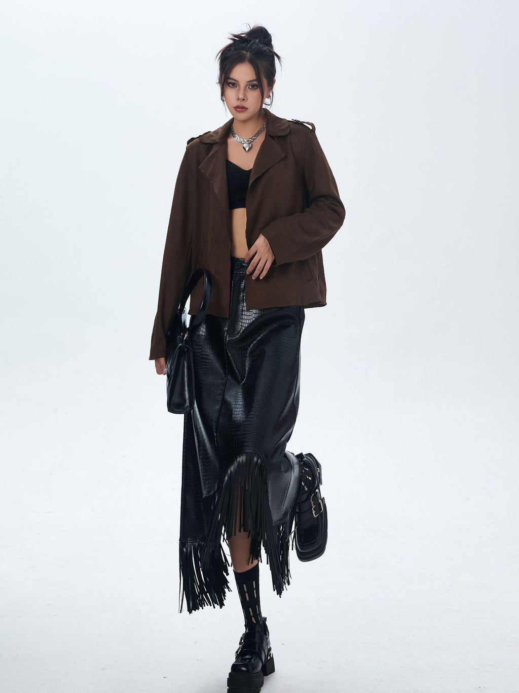 buttonless jacket 