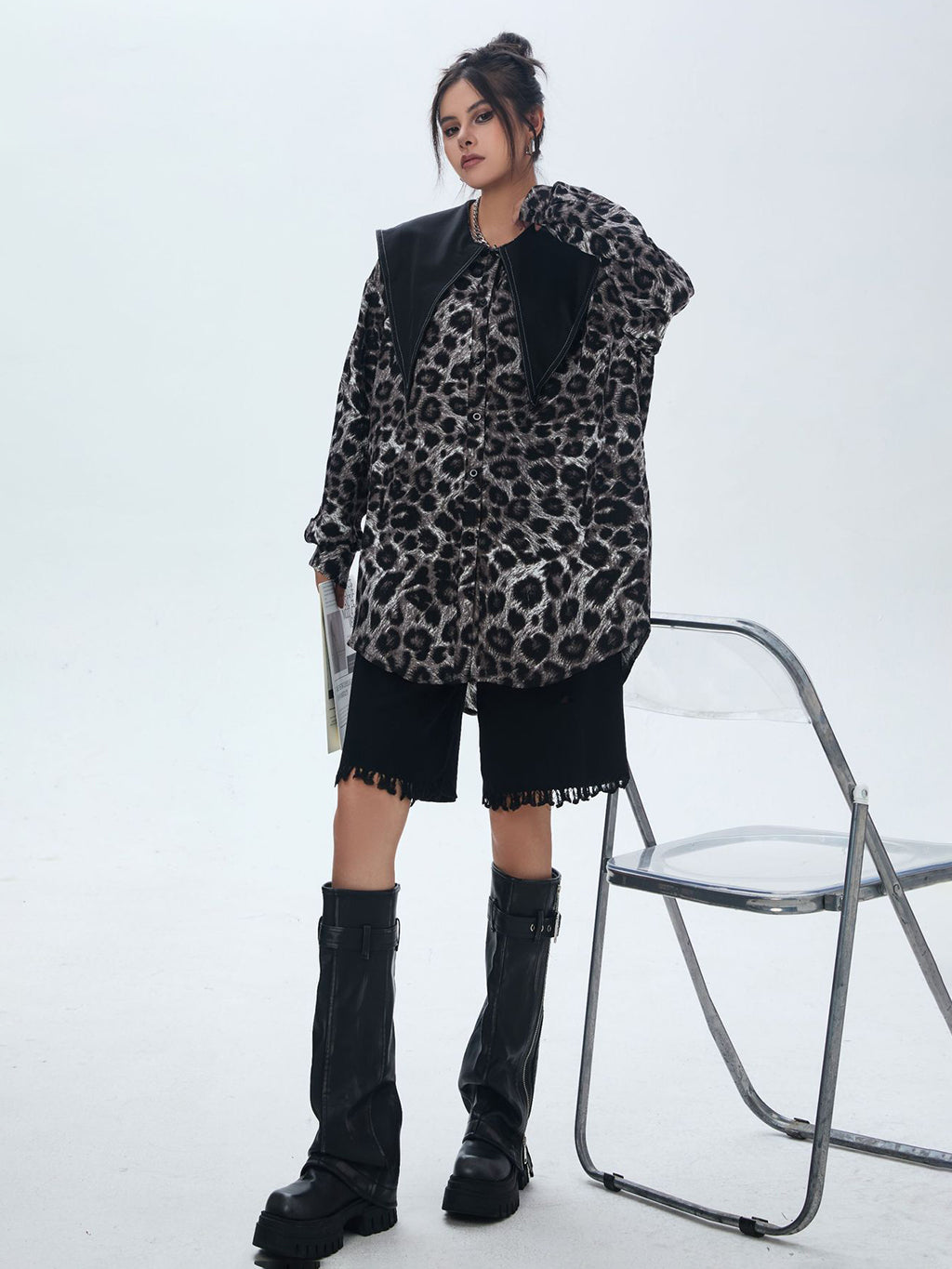 Big color block blouse 