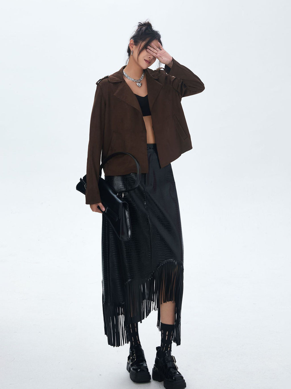 buttonless jacket 