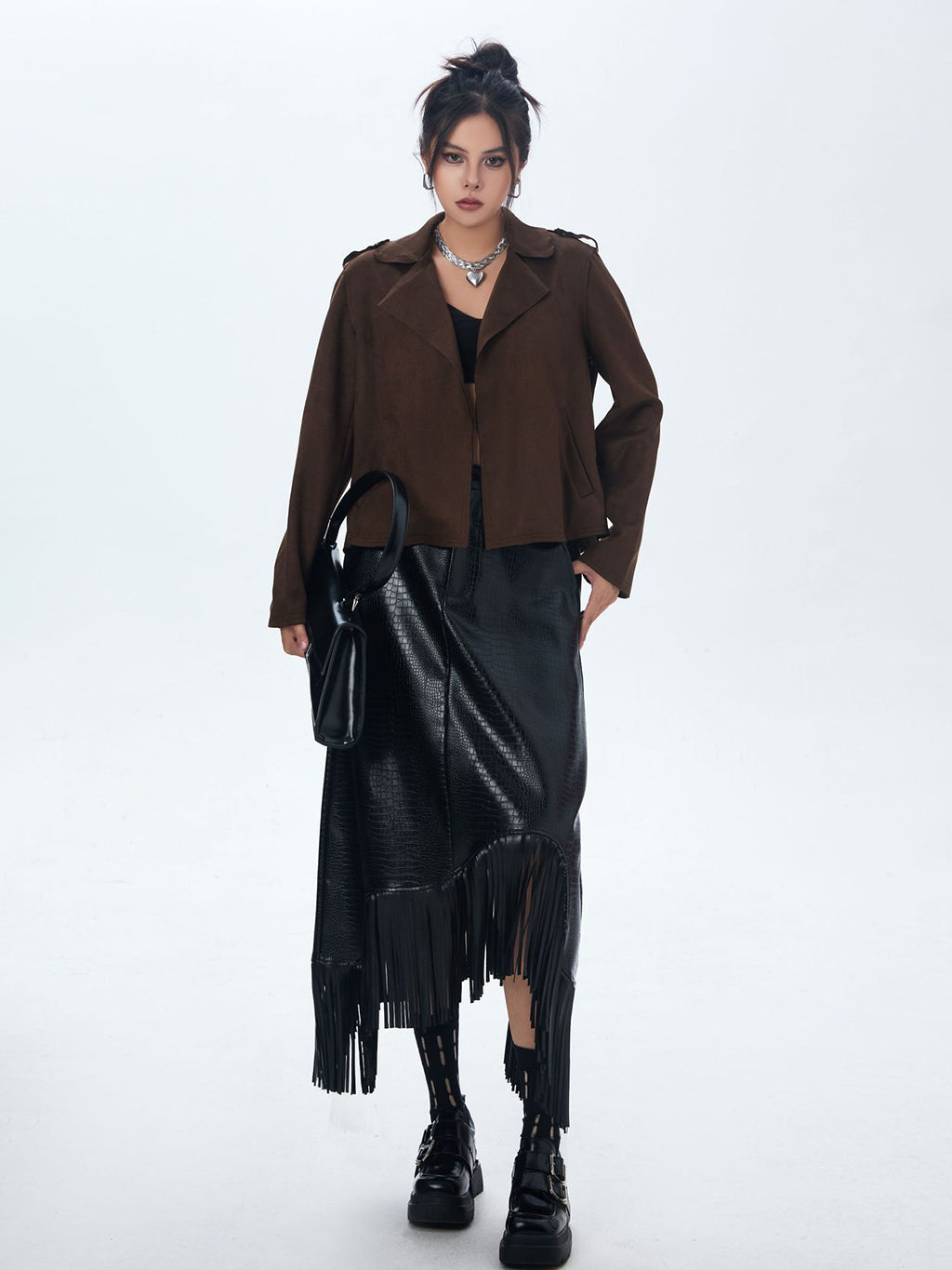 buttonless jacket 