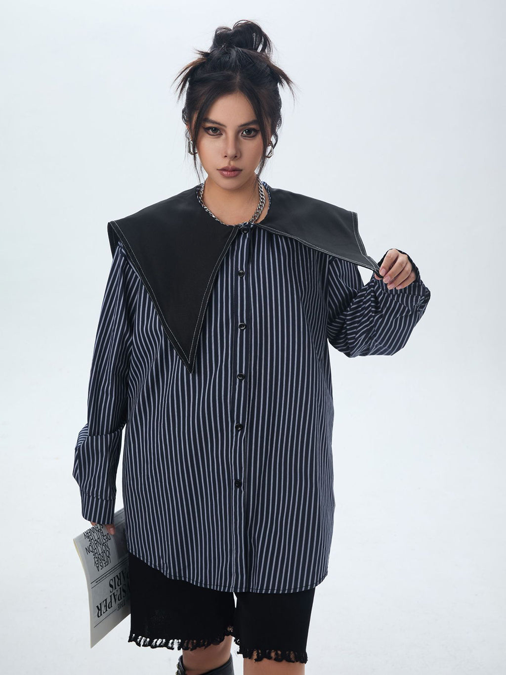 Big color block blouse 