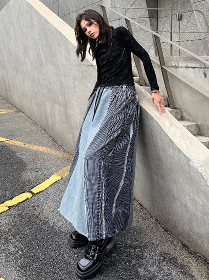 グラヴィティパネルロングスカート