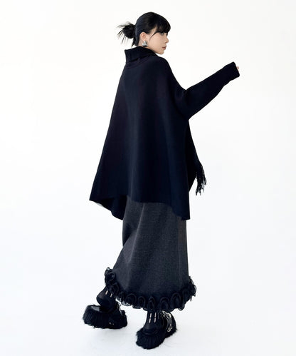 Mesh stitch top and skirt