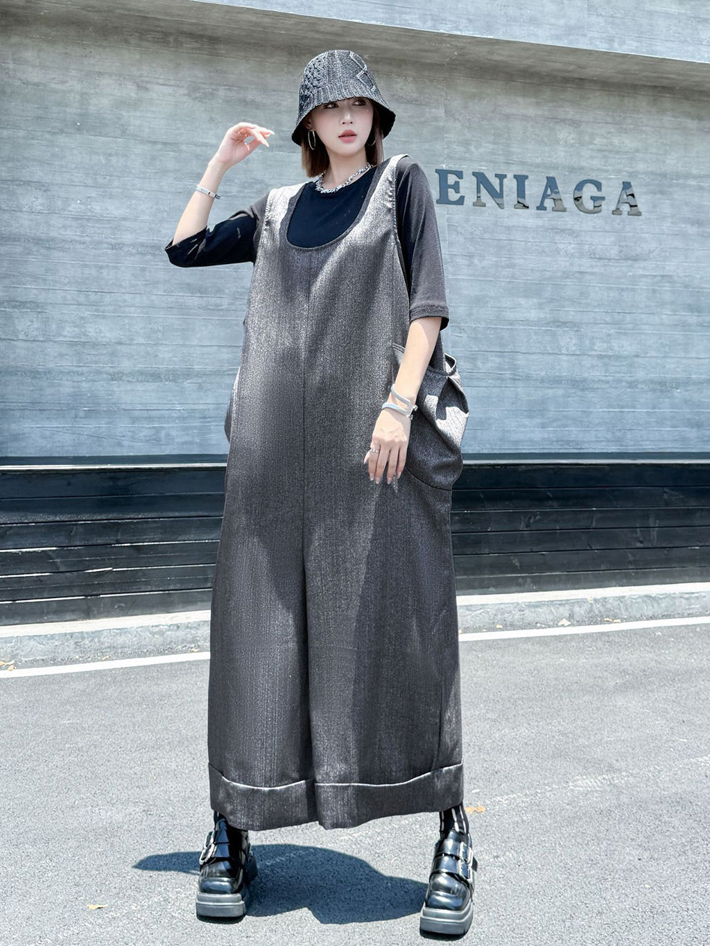 Structured Pocket Jumpsuit 