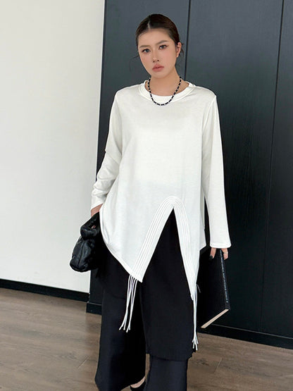 Mesh stitch top and skirt